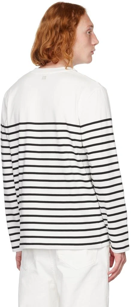 商品AMI|White Ami de Cœur Long Sleeve T-Shirt,价�格¥707,第3张图片详细描述