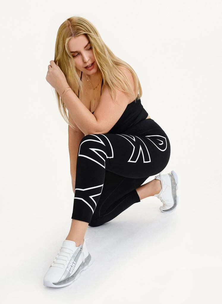 商品DKNY|High Waisted Exploded Logo Leggings,价格¥377,第4张图片详细描述