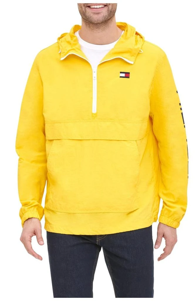 商品Tommy Hilfiger|Taslan Retro Half-Zip Hooded Pullover,价格¥450,第1张图片