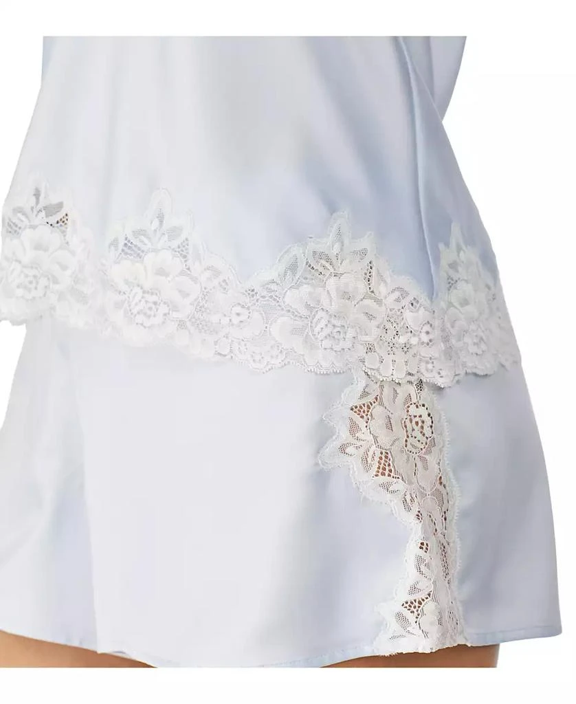 Flower-Lace Trim Cami & Shorts Pajama Set 商品