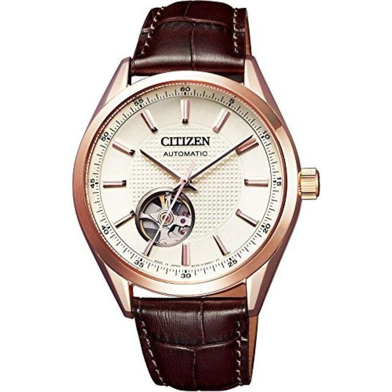 商品Citizen|日本直购CITIZEN西铁城Collection手表男士金机械手表NH9110-14A,价格¥4488,第1张图片