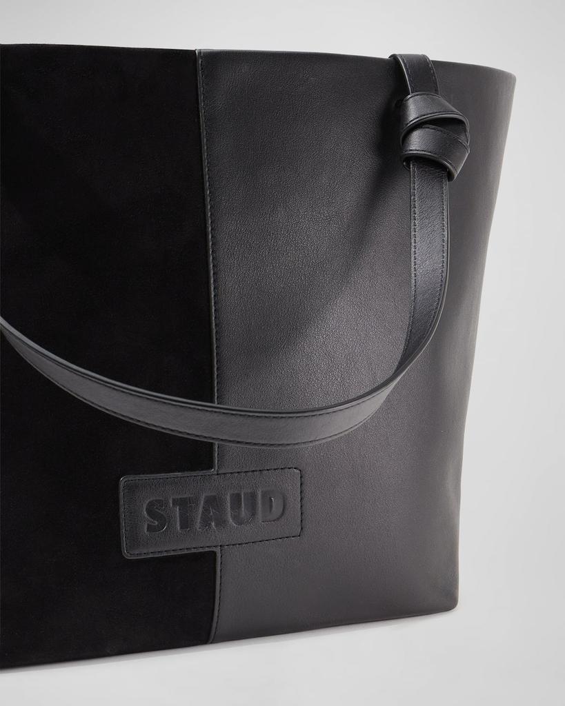 商品Staud|Ida Suede & Leather Tote Bag,价格¥3060,第6张图片详细描述