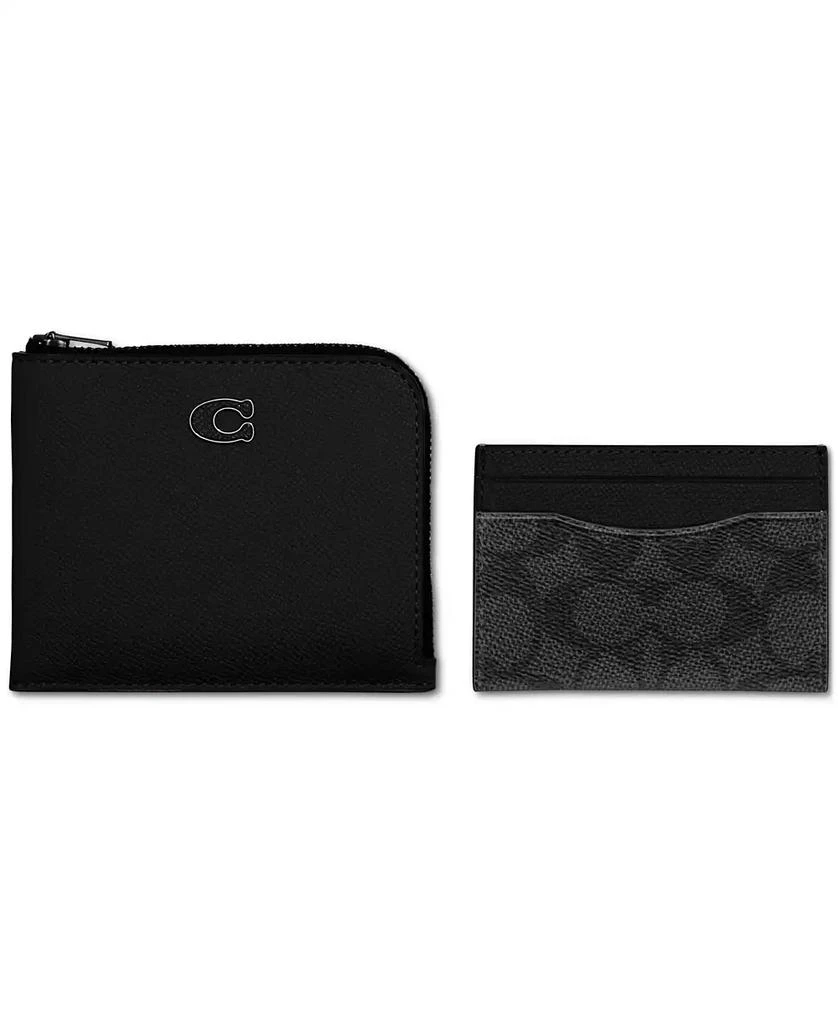 商品Coach|Crossgrain Leather L-Zip Wallet & Card Case,价格¥1309,第1张图片