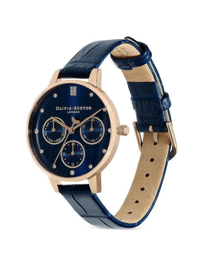 商品Olivia Burton|Multifunction Leather Strap Chronograph Watch, 34mm,价格¥1101,第4张图片详细描述