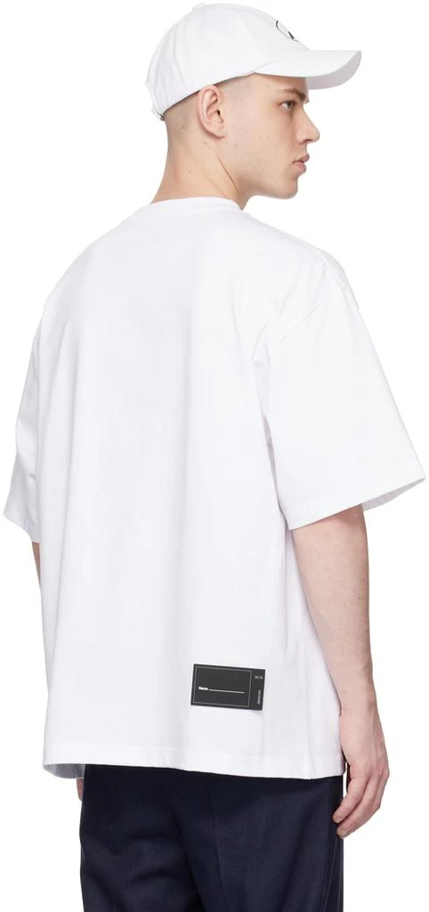 商品We11done|White Printed T-Shirt,价格¥796,第3张图片详细描述