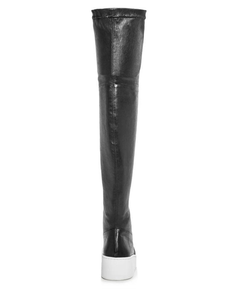 商品ROBERT CLERGERIE|Women's Tinatua Leather Platform Over-the-Knee Boots ,价格¥3766,第4张图片详细描述