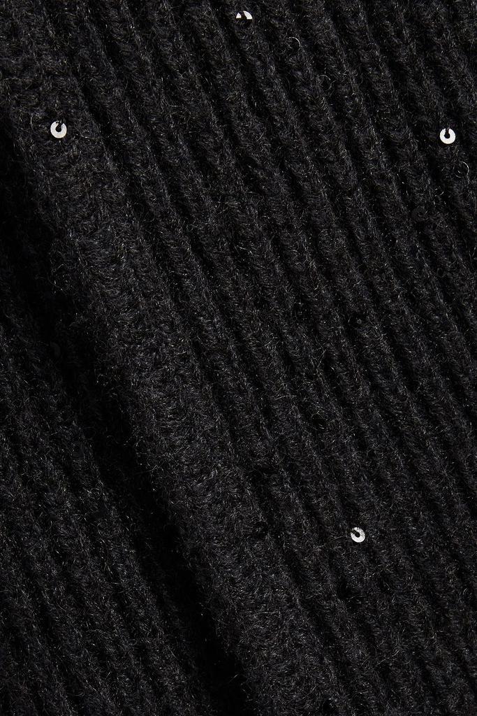 商品Brunello Cucinelli|Embellished ribbed cashmere and silk-blend cardigan,价格¥16258,第6张图片详细描述