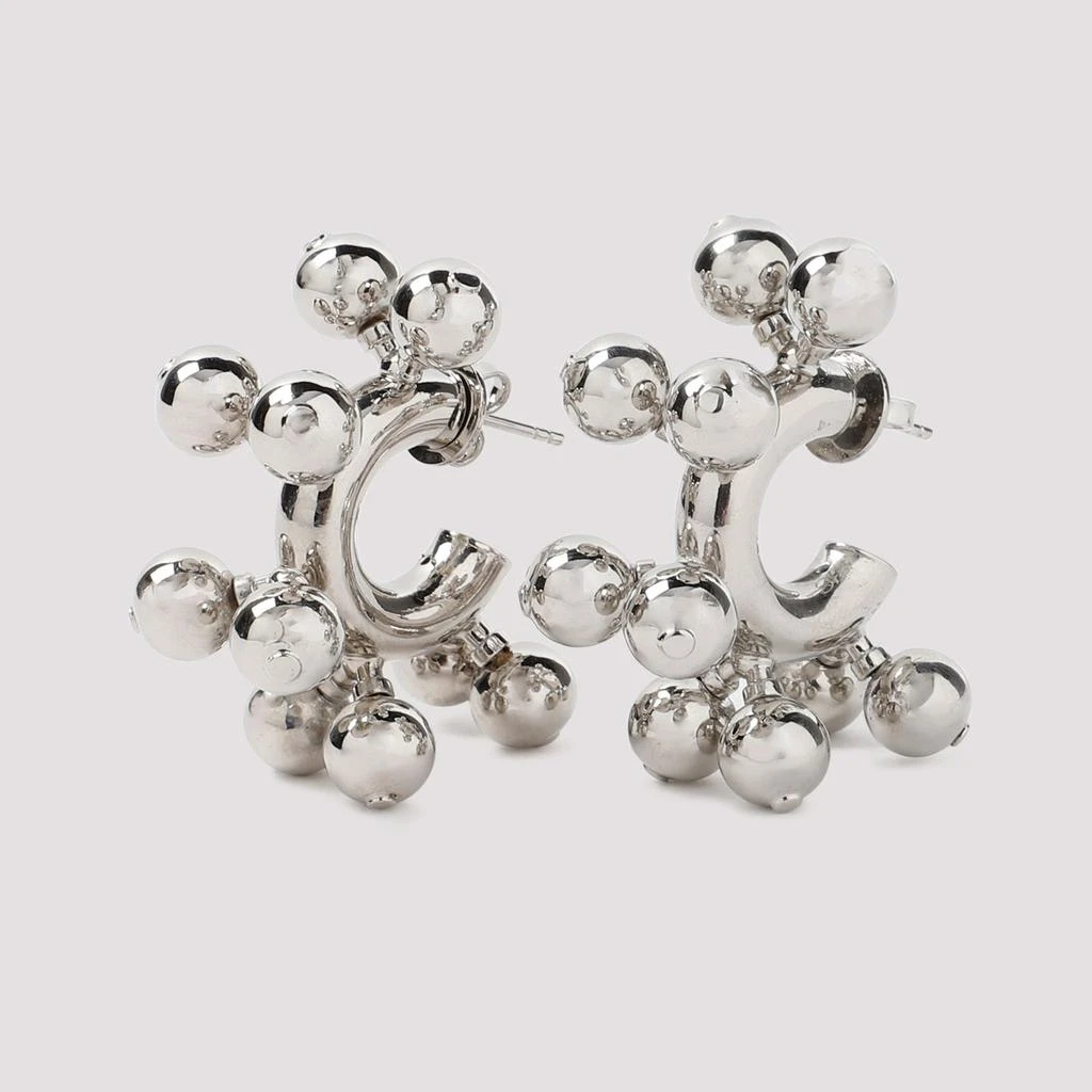 商品Hugo Kreit|Silver Big Bang Hoops Brass Earrings,价格¥1965,第5张图片详细描述