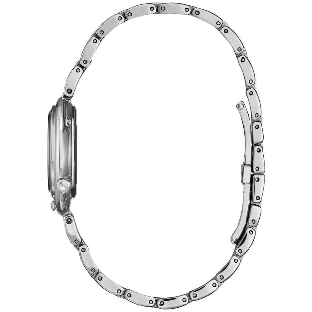 商品Citizen|Eco-Drive Women's Arcly Diamond (1/10 ct. t.w.) Stainless Steel Bracelet Watch 30mm,价格¥6979,第2张图片详细描述