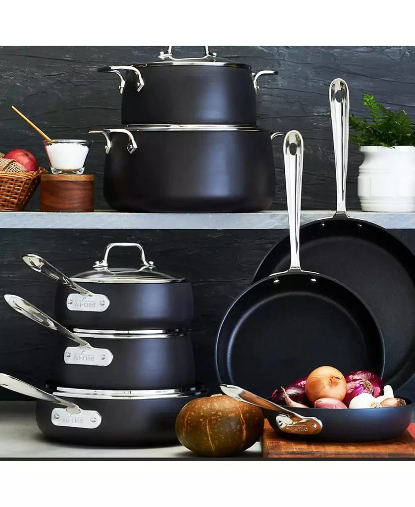 商品All-Clad|Hard-Anodized Cookware Set, 13 Piece,价格¥5182,第5张图片详细描述