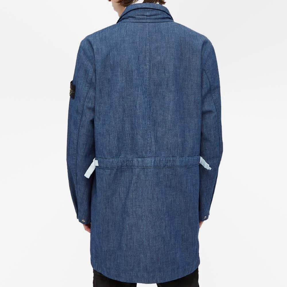 Stone Island Chambray Trench Coat 商品