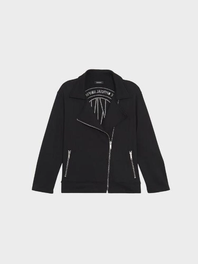 商品DKNY|Sweatshirt Moto Jacket,价格¥594,第1张图片