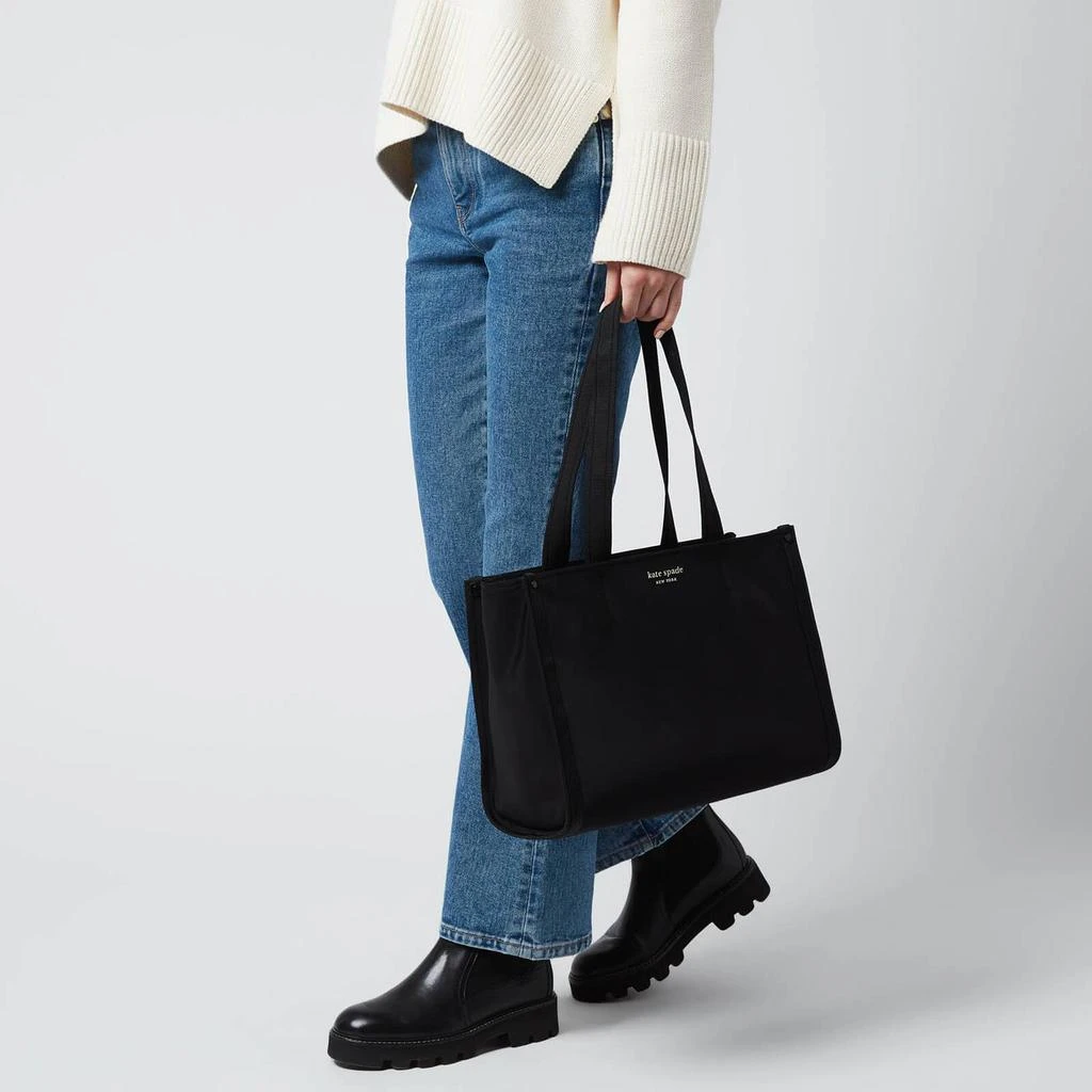 商品Kate Spade|Kate Spade New York Women's Sam Nylon Tote Bag - Black,价格¥1124,第2张图片详细描述