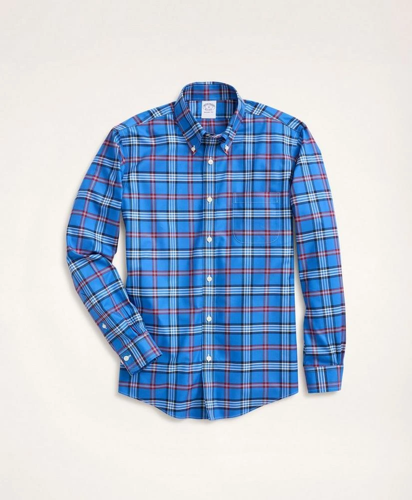 商品Brooks Brothers|Regent Regular-Fit Non-Iron Stretch Twill Tartan Shirt,价格¥300,第1张图片