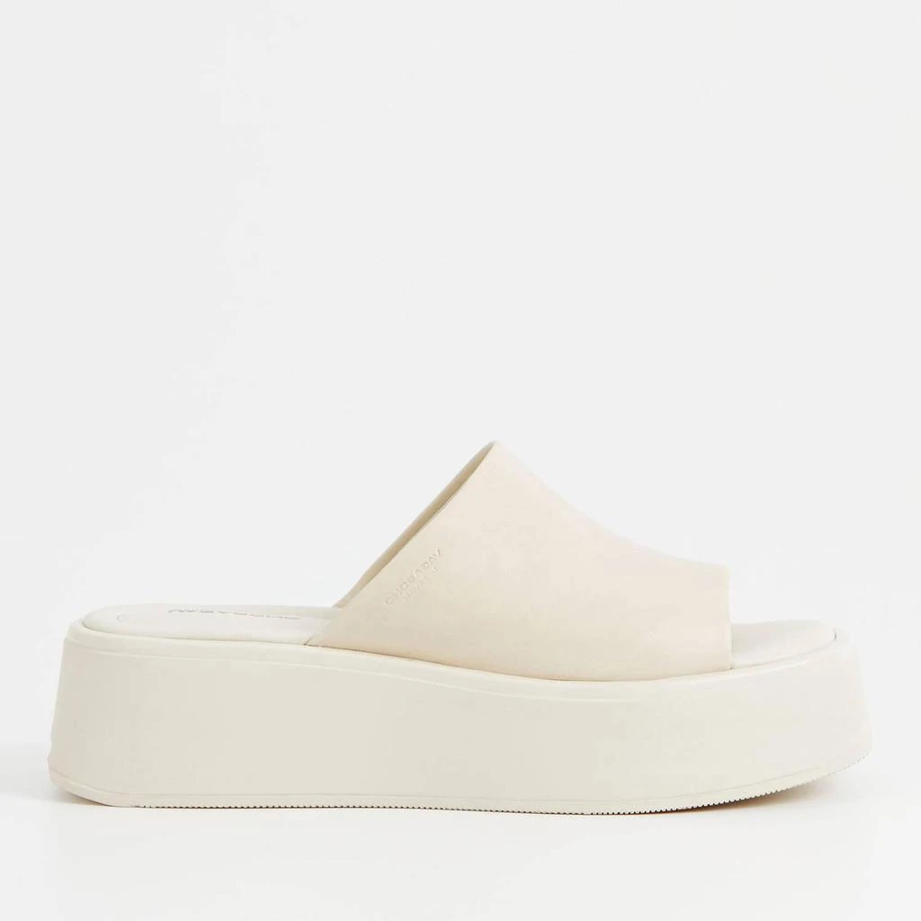 商品Vagabond|Vagabond Women's Courtney Leather Flatform Mules - Off White,价格¥458,第1张图片