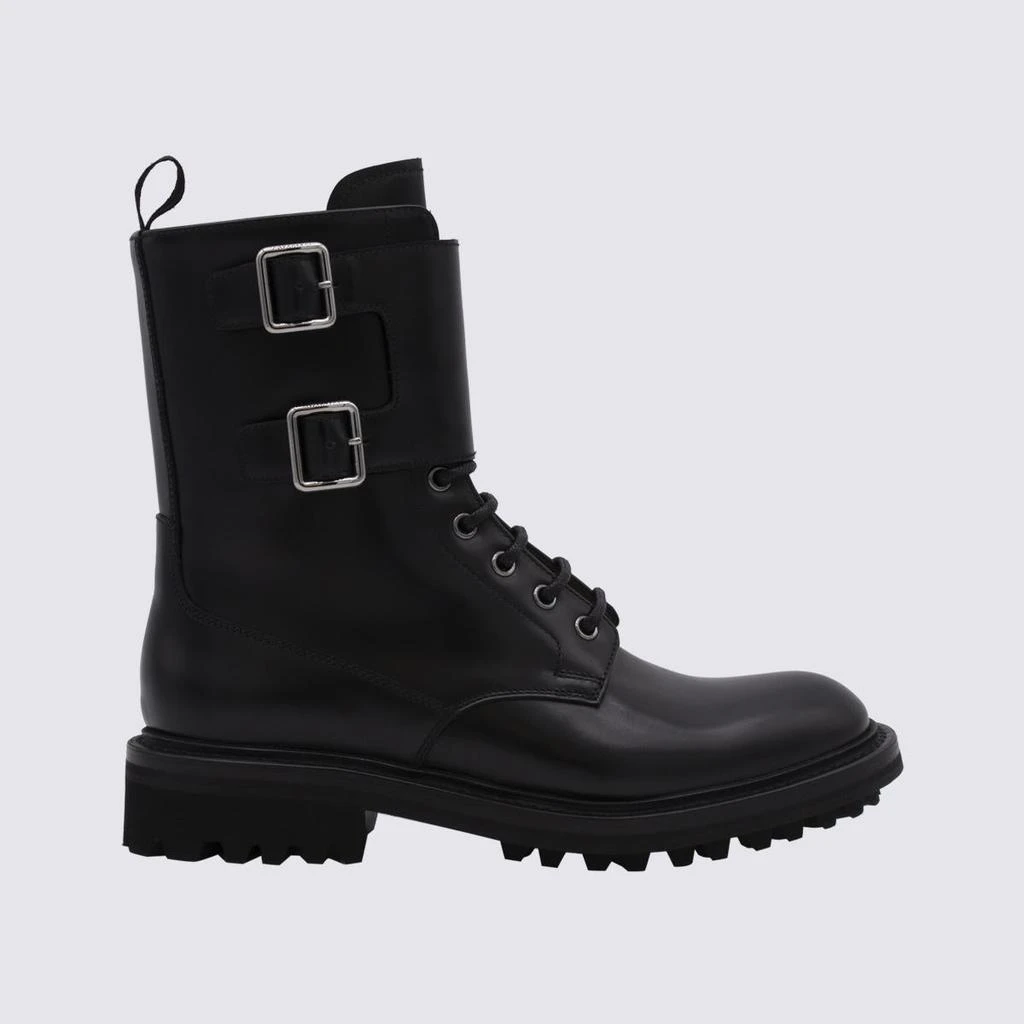 商品Church's|CHURCH'S BLACK LEATHER ANKLE BOOTS,价格¥5690,第1张图片