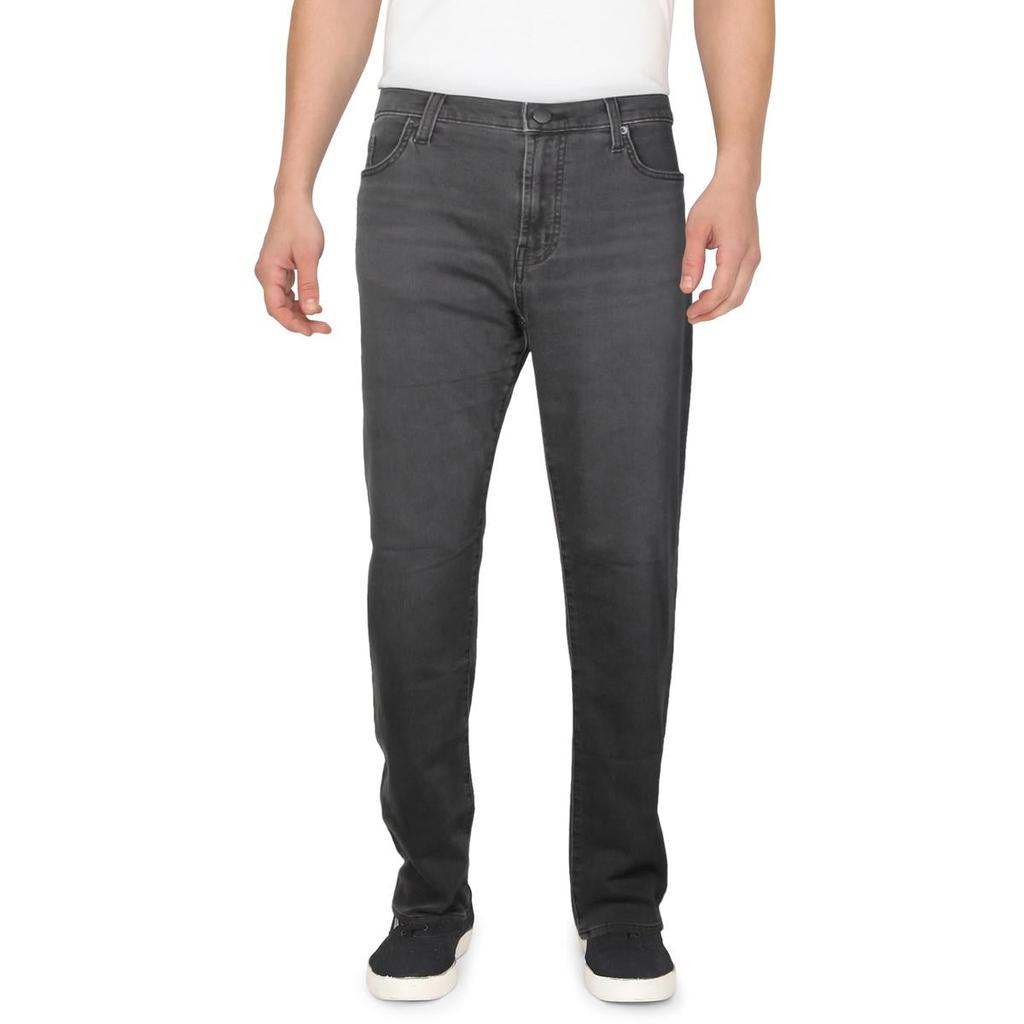 J Brand Mens Kane Denim Mid-Rise Straight Leg Jeans商品第1张图片规格展示
