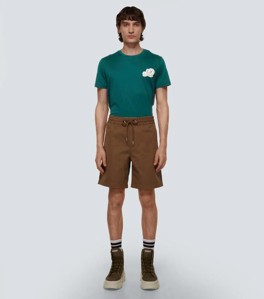 商品Moncler|Double Logo棉质T恤,价格¥2614,第2张图片详细描述