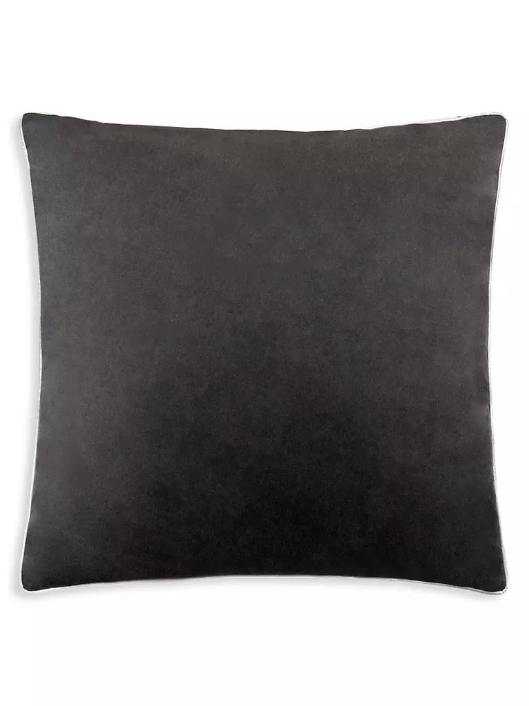 商品Callisto Home|Noah Metallic Piped Velvet Pillow,价格¥1106,第1张图片