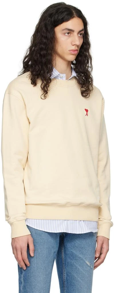 商品AMI|Beige Ami de Cœur Sweatshirt,价格¥2250,第2张图片详细描述