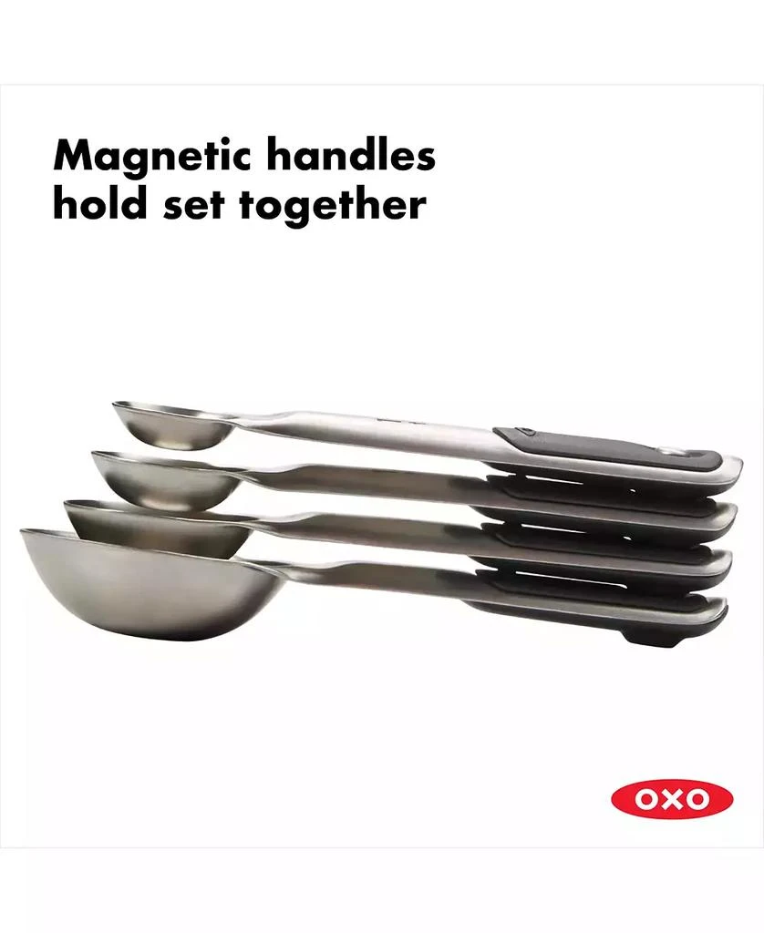 Good Grips Set of 4 Stainless Steel Magnetic Measuring Spoons 商品