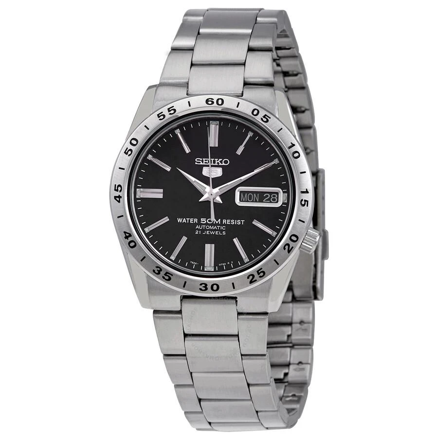 商品Seiko|5 Automatic Black Dial Men's Watch SNKE01K1,价格¥926,第1张图片