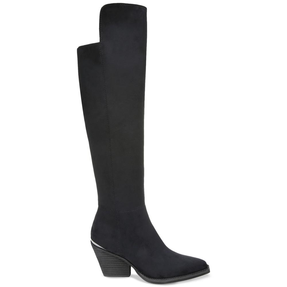 Women's Ronson Over-the-Knee Wide-Calf Western Boots商品第2张图片规格展示