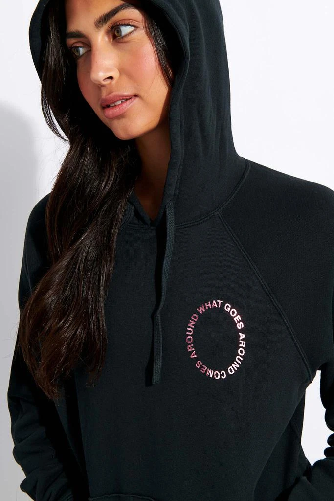 商品Spiritual Gangster|Comes Around Classic Hoodie - Vintage Black,价格¥862,第4张图片详细描述