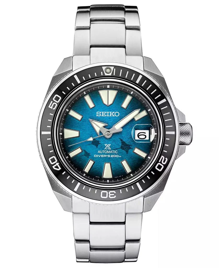 商品Seiko|Men's Automatic Prospex Manta Ray Diver Stainless Steel Watch 44mm, A Special Edition,价格¥4186,第1张图片