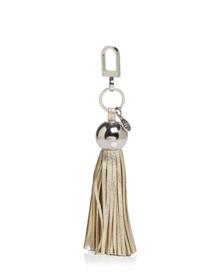 商品Tory Burch|Pebbled Tassel Key Fob,价格¥533,第1张图片