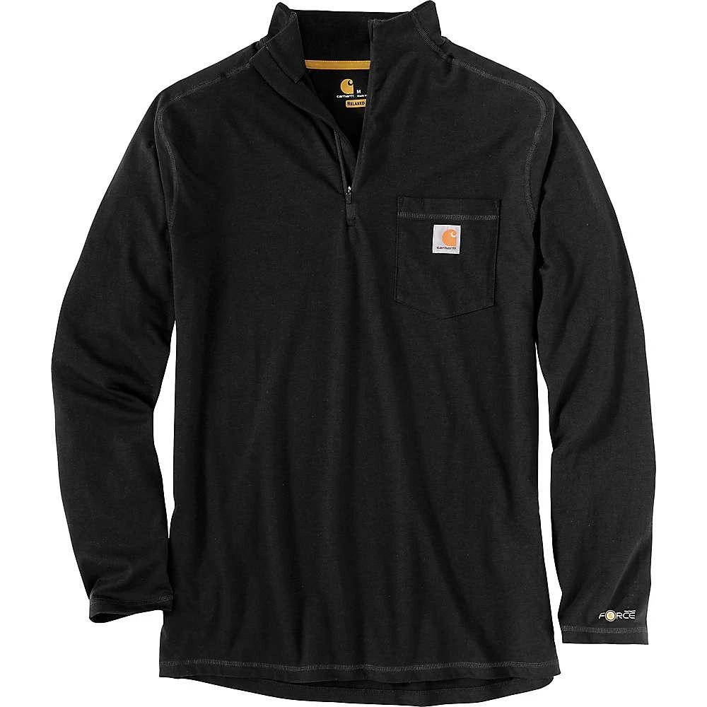 商品Carhartt|Carhartt Men's Force Relaxed-Fit Midweight LS 1/4 Zip Pocket T-Shirt,价格¥330,第4张图��片详细描述