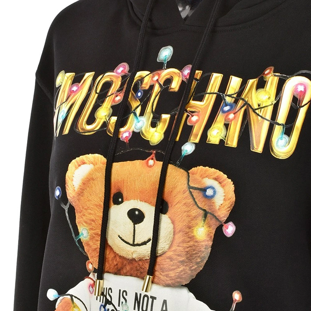 MOSCHINO 女黑色女士卫衣/帽衫 3XA1799-4027-1555 商品