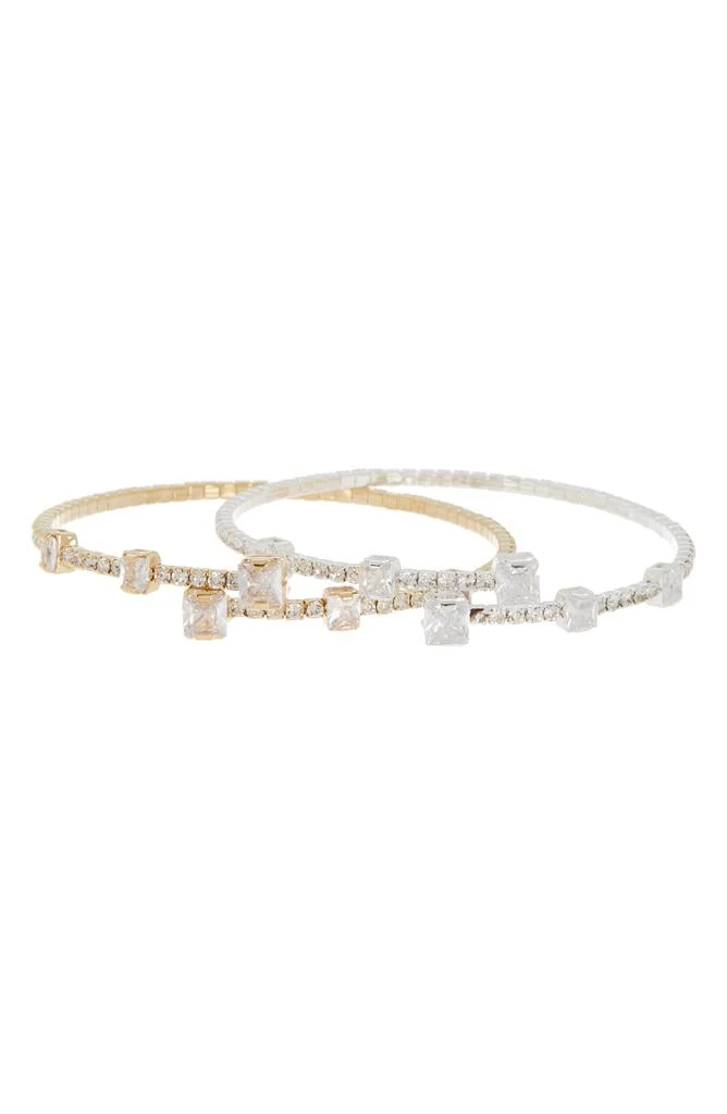 商品Tasha|Crystal Cuff Bracelet,价格¥79,第1张图片