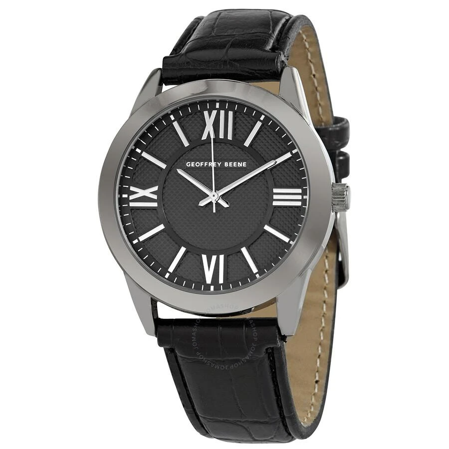 商品Geoffrey Beene|Quartz Gunmetal Dial Men's Watch GB8072GUBK,价格¥301,第1张图片