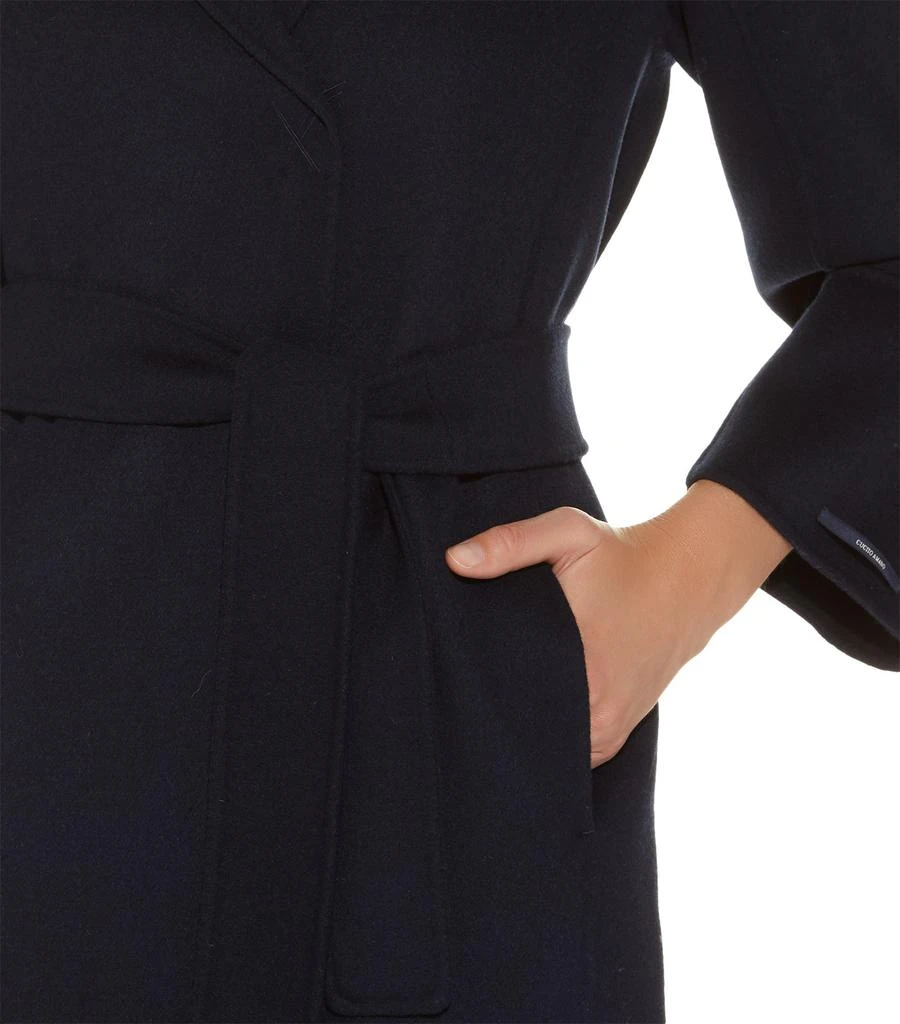 商品Max Mara|Longline Wool Wrap Coat,价格¥5295,第4张图片详细描述