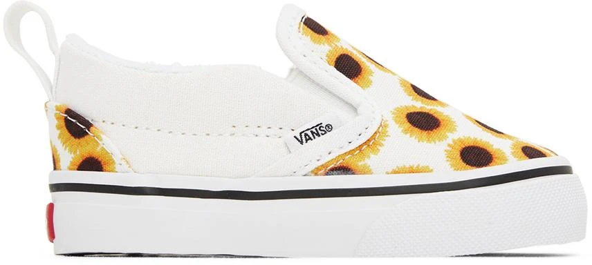 商品Vans|Baby White Slip-On V Sneakers,价格¥379,第1张图片