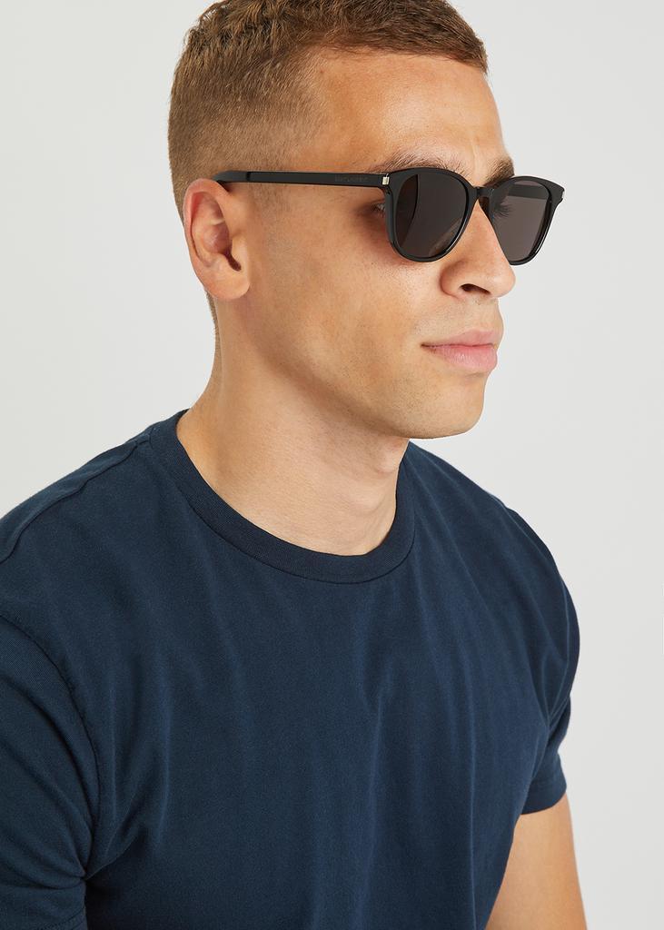 商品Yves Saint Laurent|Zoe black wayfarer-style sunglasses,价格¥2236,第7张图片详细描述