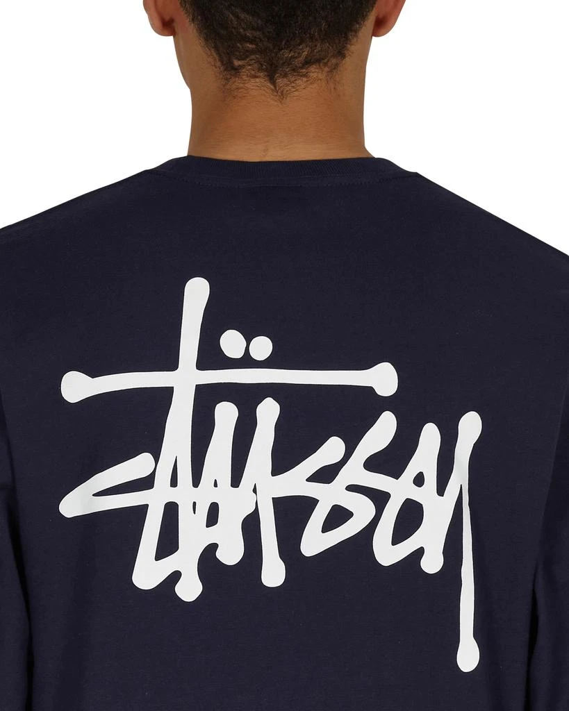 商品STUSSY|Basic Stussy Longsleeve T-Shirt Blue,价格¥473,第5张图片详细描述