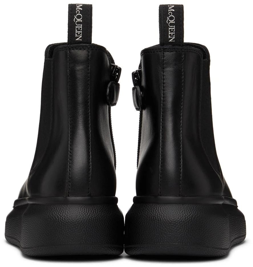 商品Alexander McQueen|Kids Black Hybrid Chelsea Boots,价格¥1170,第2张图片详细描述