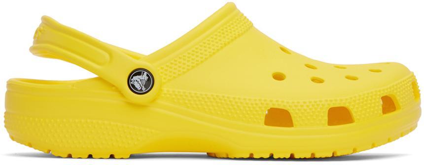 商品Crocs|Yellow Classic Clogs,价格¥420,第1张图片