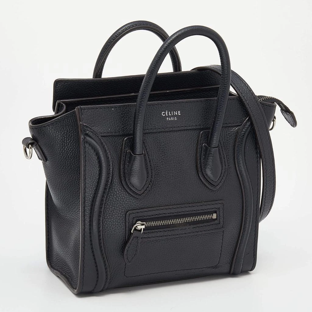 商品[二手商品] Celine|Celine Black Leather Nano Luggage Tote,价格¥6860,第3张图片详细描述