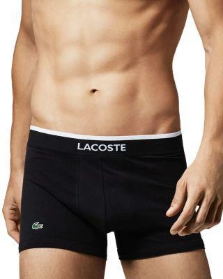 商品Lacoste|Stretch Cotton Trunks - 3件装,价格¥255,第2张图片详细描述