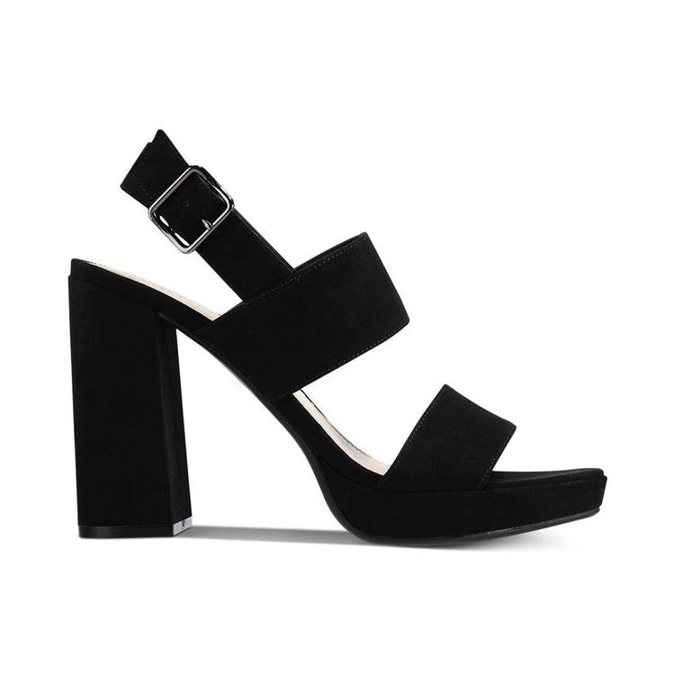 商品Bar III|Fiana Platform Block-Heel Dress Sandals, Created for Macy's,价格¥232,第2张图片详细描述