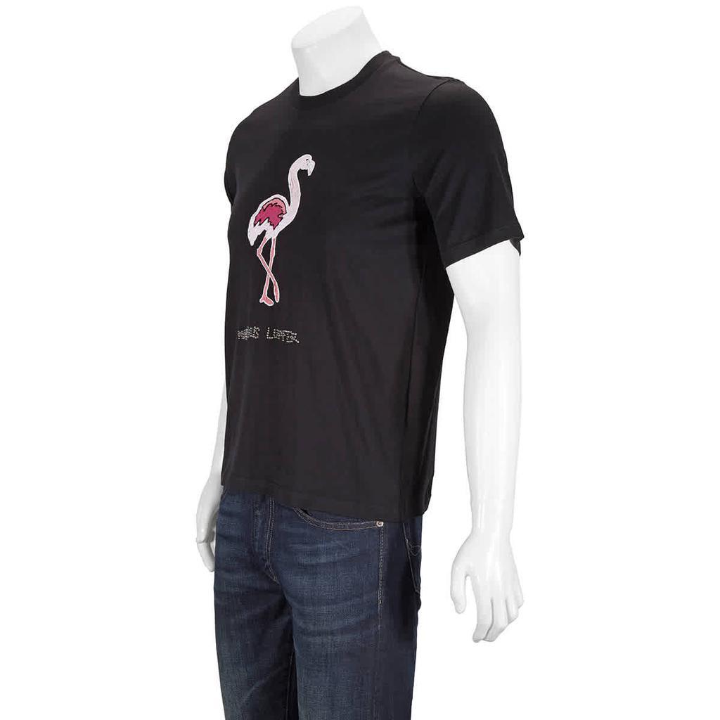 商品MARKUS LUPFER|Markus Lupfer Ladies Black Embellished Flamingo T-shirt, Size Small,价格¥294,第4张图片详细描述