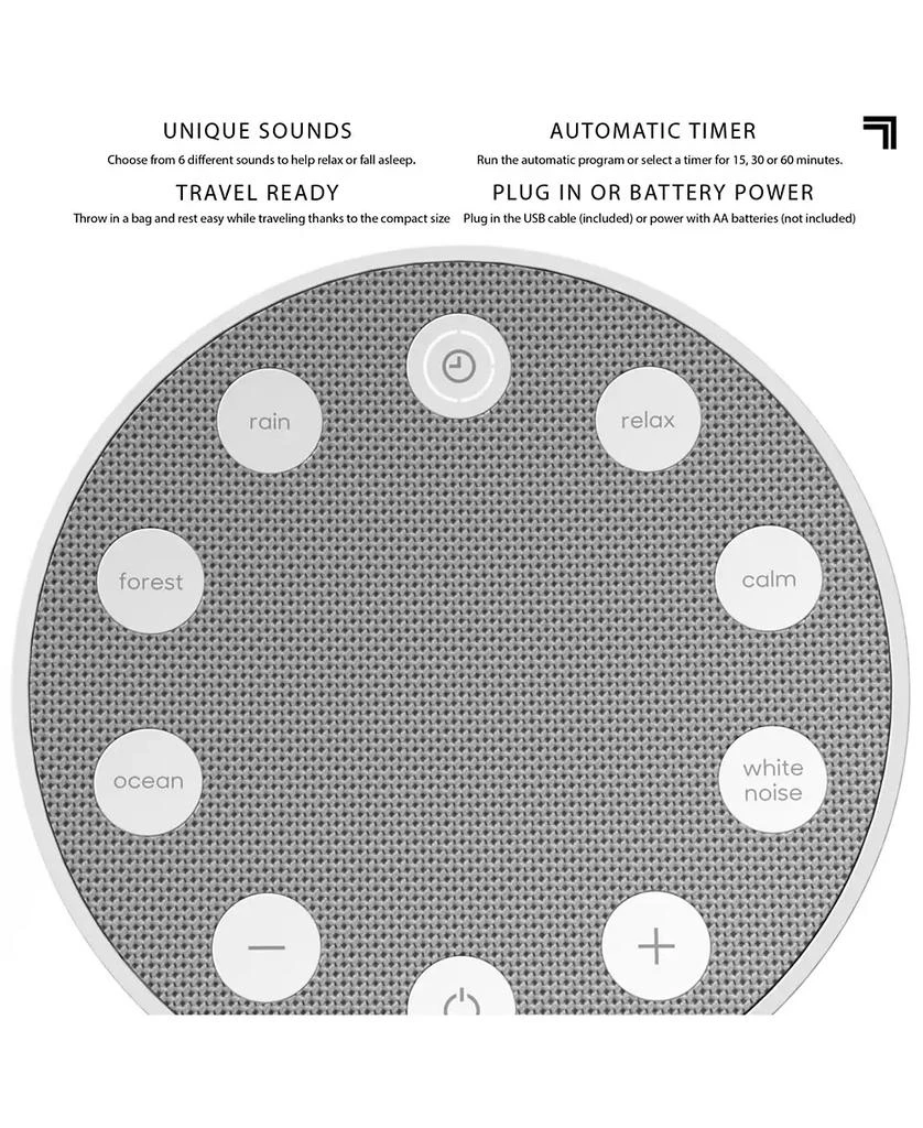 商品Sharper Image|Sleep Therapy Sound and White Noise Machine,价格¥259,第3张图片详细描述
