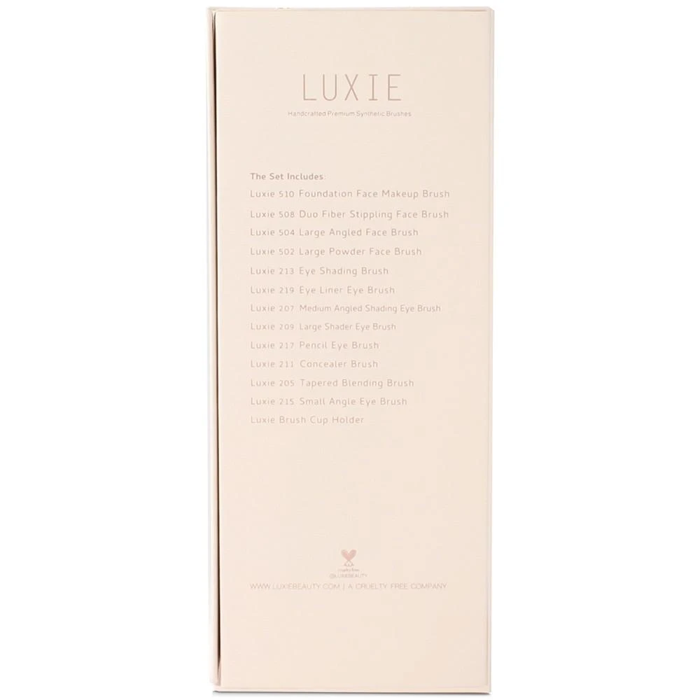 商品Luxie|12-Pc. Signature Rose Gold Makeup Brush Set,价格¥918,第4张图片详细描述