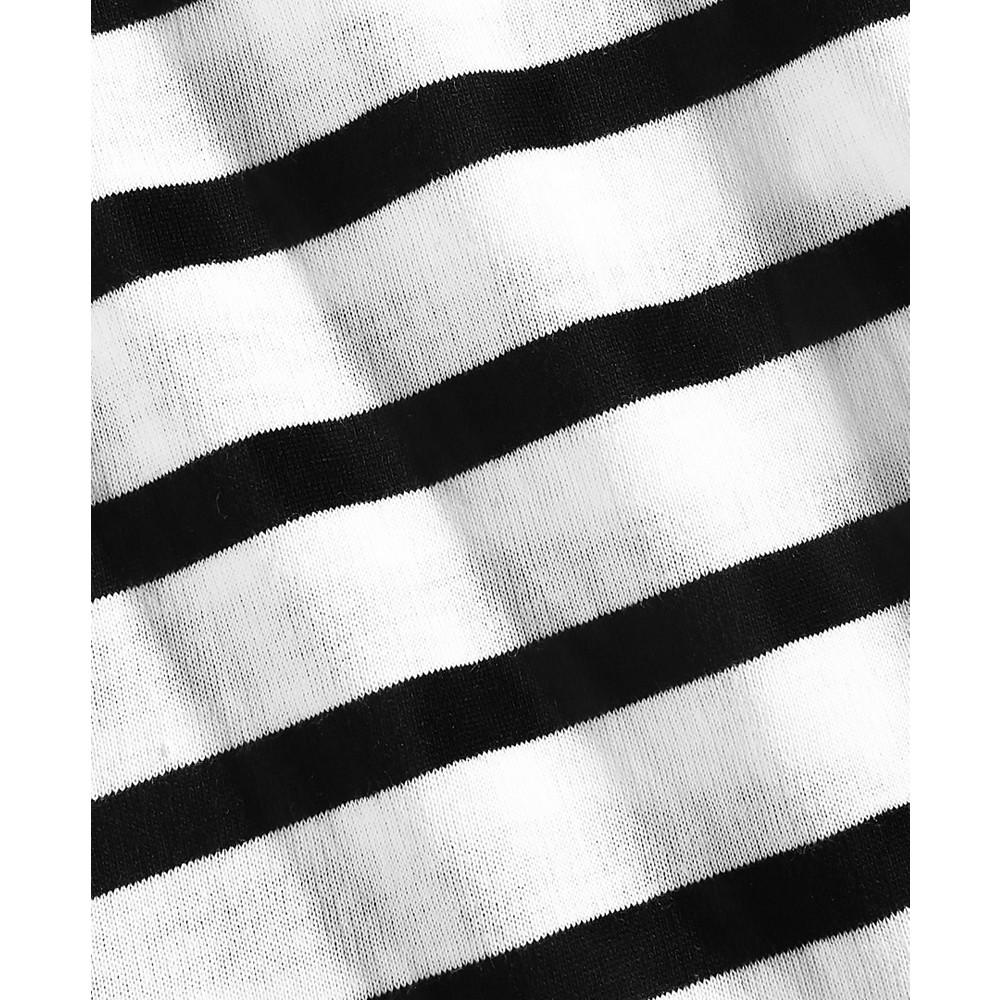 Little Girls Wide Stripe T-Shirt, Created for Macy's商品第3张图片规格展示