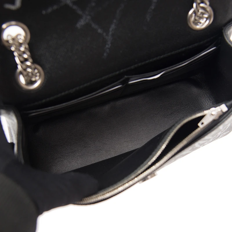 Balenciaga 巴黎世家 女士黑色涂鸦印花单肩挎包 516919-0OTAN-1090 商品