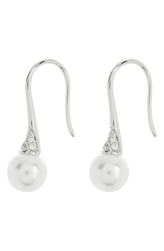 商品Nordstrom|CZ & Imitation Pearl Earrings,价格¥59,第1张图片