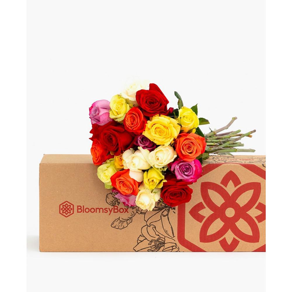 商品BloomsyBox|Somewhere Over The Rainbow Roses Fresh Flower Bouquet,价格¥373,第5张图片详细描述